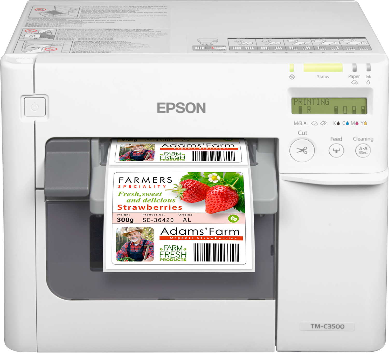 Stampanti per etichette digitali a colori - EPSON® serie ColorWorks C6x00