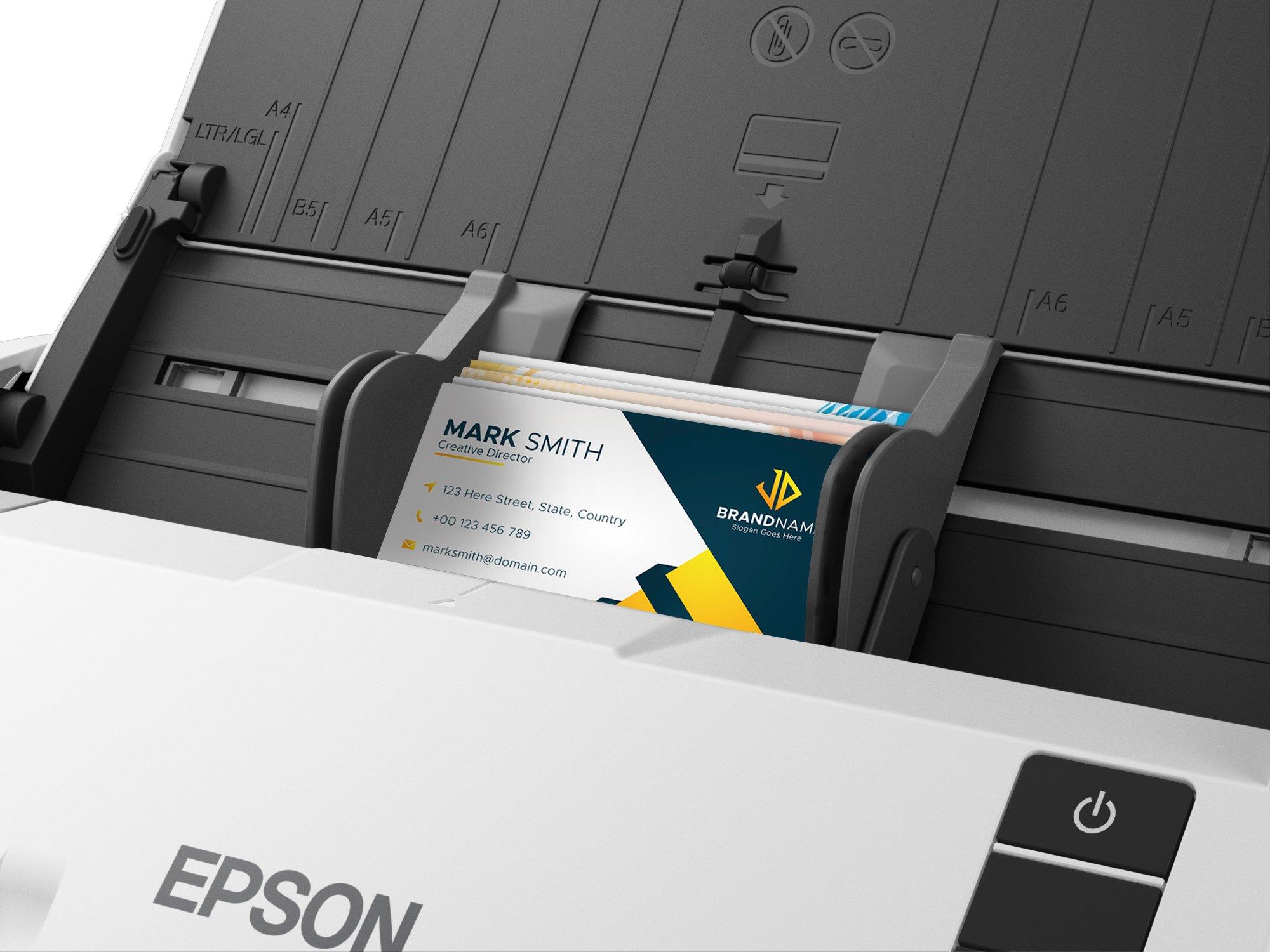 WorkForce DS-530III auto-duplex scanner, allows quick