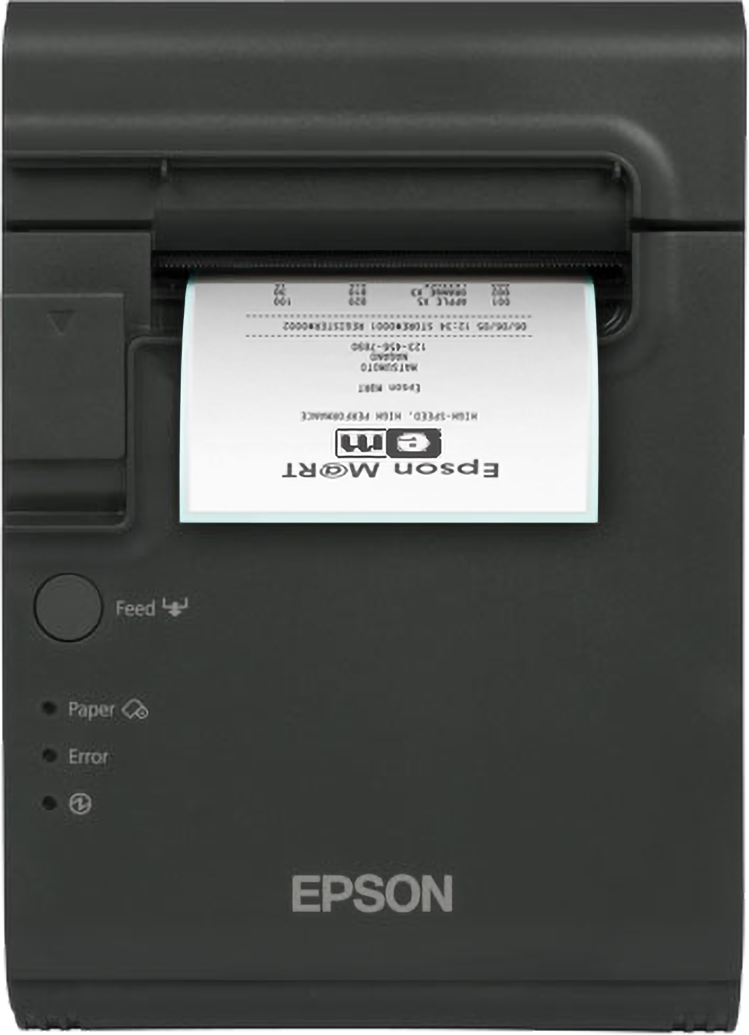 Une imprimante thermique de point de vente de reçus avec port USB