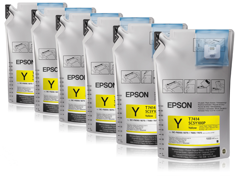 UltraChrome DS Yellow T741400 (1Lx6packs)