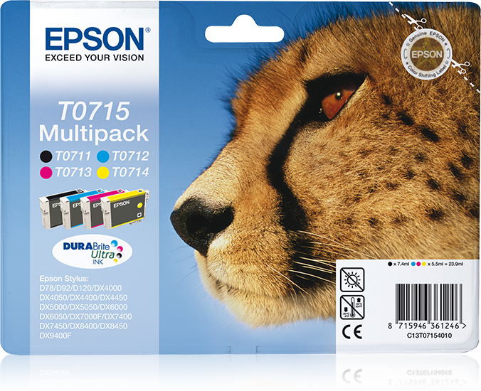 Multipack 4-colours T0715 DURABrite Ultra Ink
