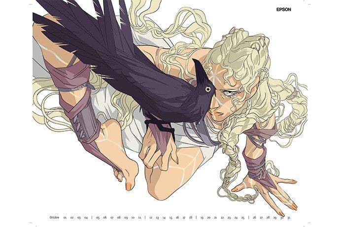 Ottobre calendario Gloria Pizzilli Epson 2026