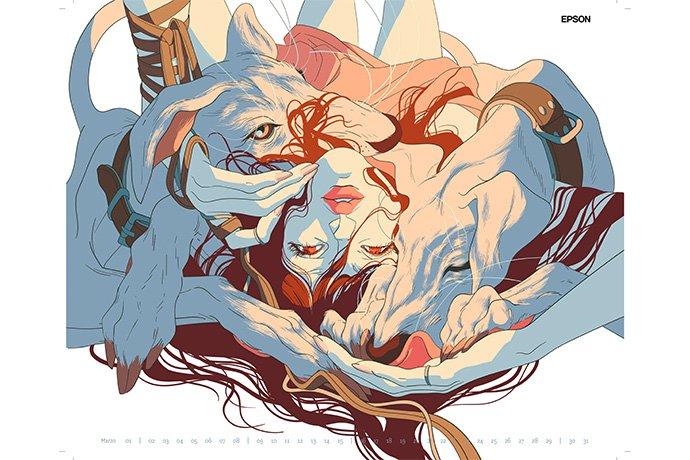 Marzo calendario Gloria Pizzilli Epson 2026