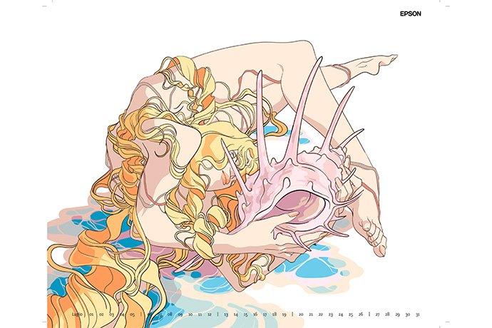 Luglio calendario Gloria Pizzilli Epson 2026