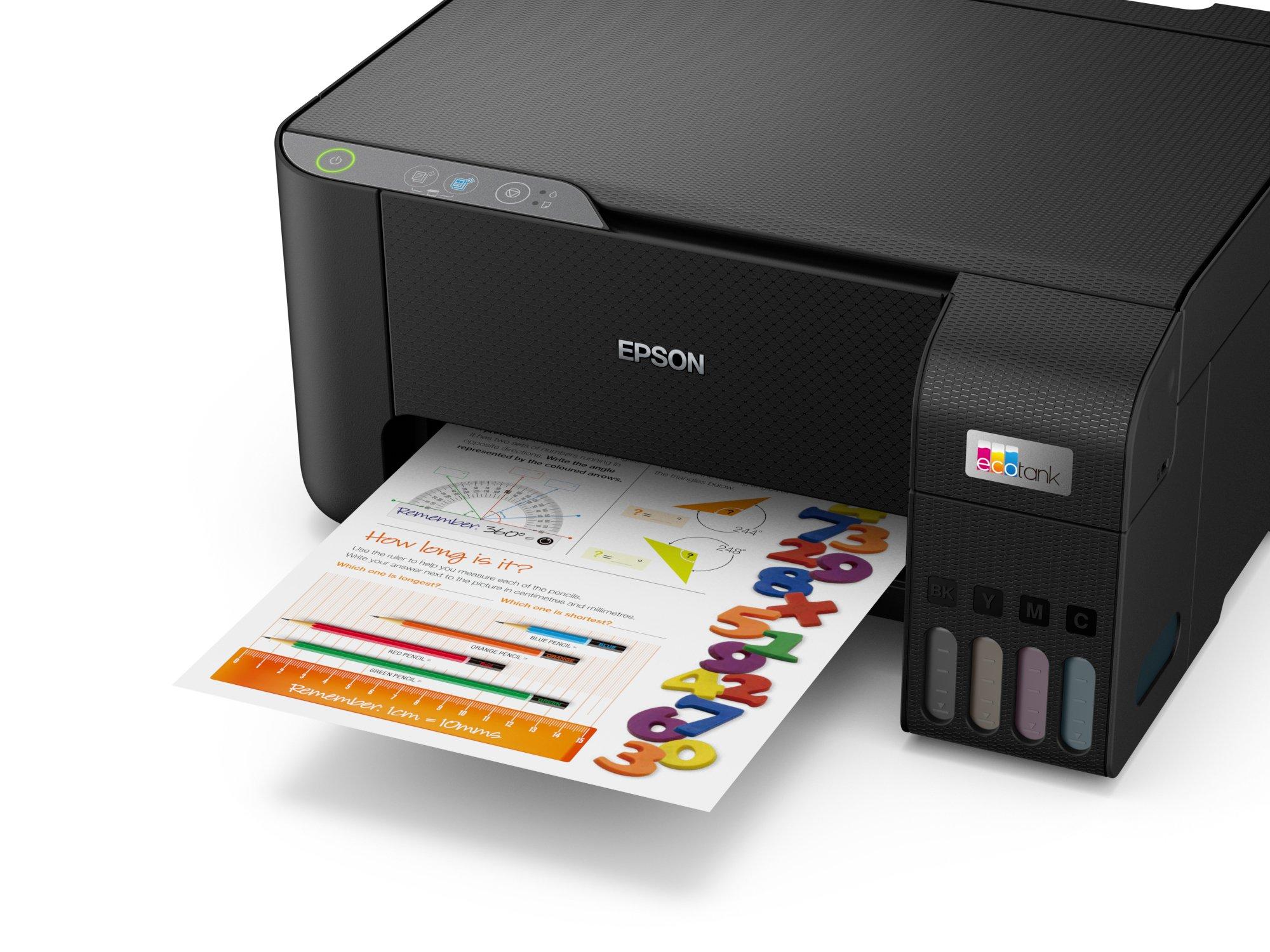 Imprimante Epson L 3210 avec réservoir d’encre Multifonction 3-en-1 couleur  A4