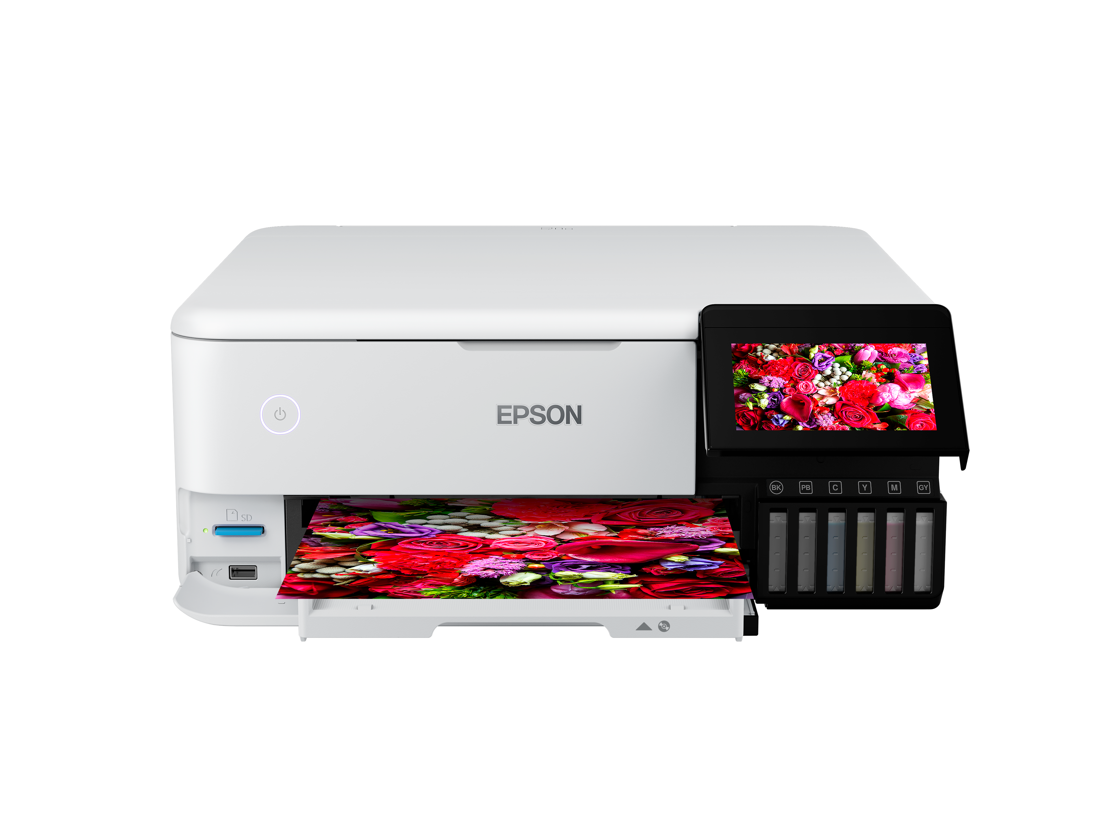 Imprimante multifonction Epson Ecotank ET-8500 Blanc - Imprimante  multifonction - Achat & prix