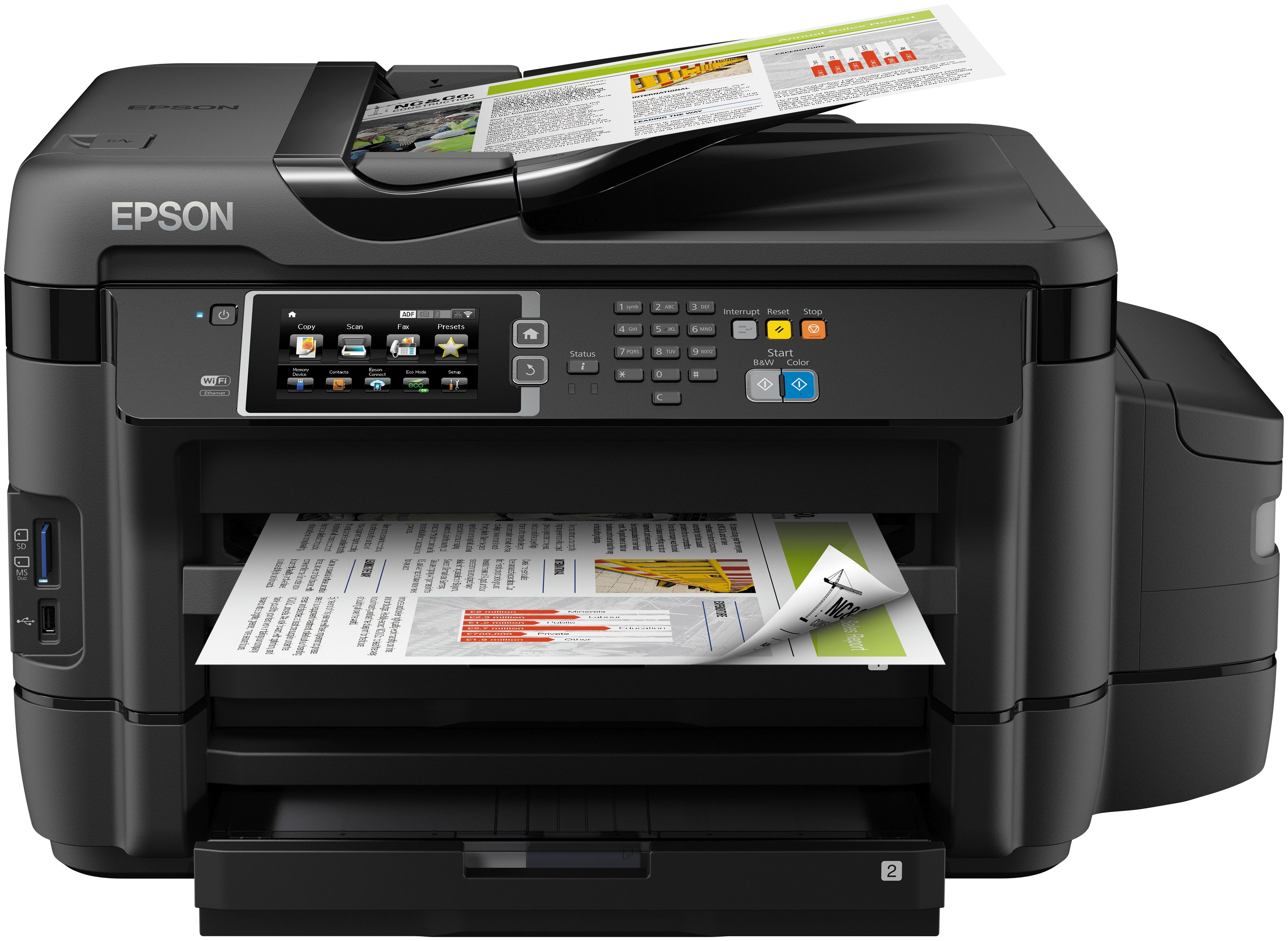 Мфу струйный цветной. МФУ Epson workforce WF-7620dtwf. МФУ Epson l1455. МФУ Epson l6190. МФУ струйное Epson l1455.