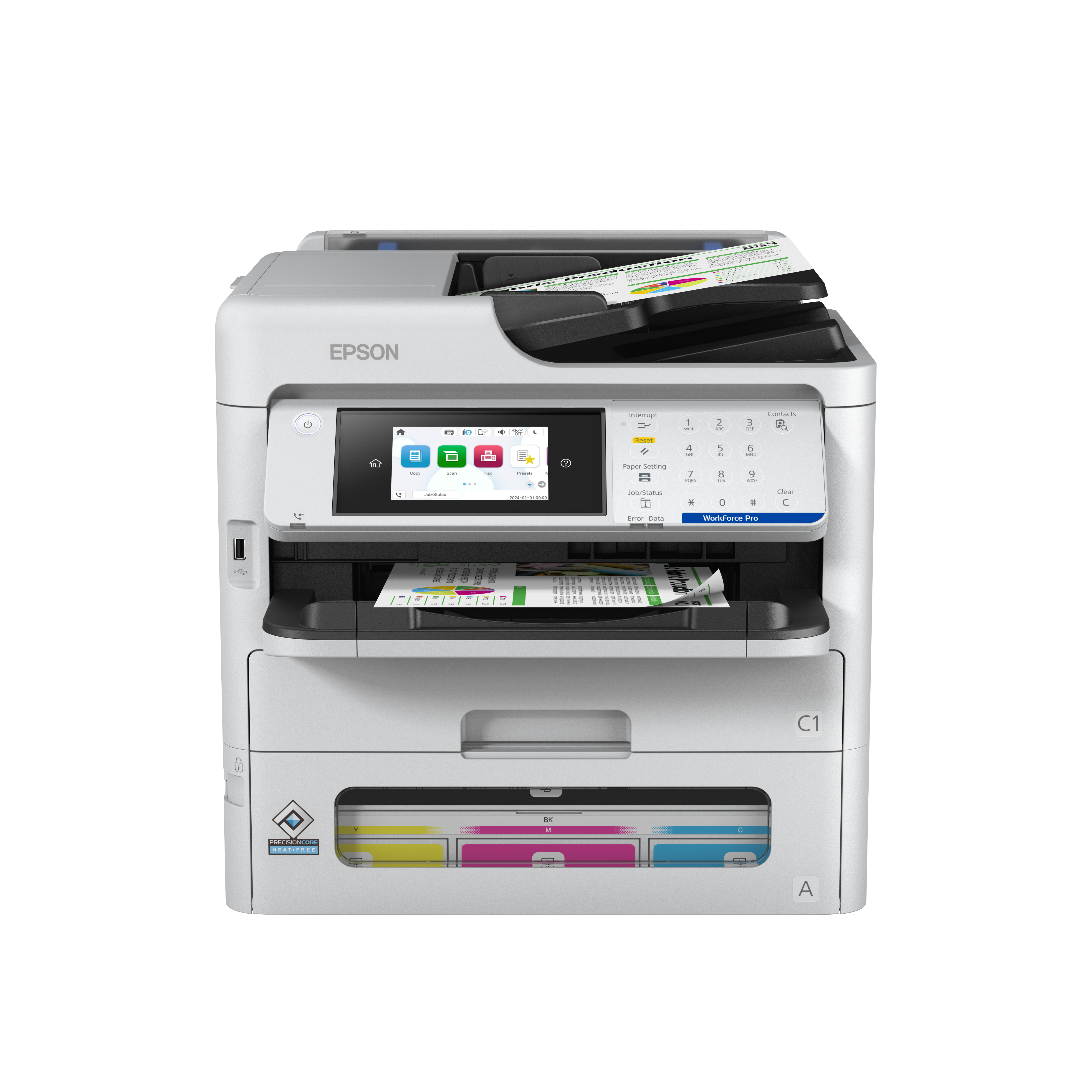 WorkForce Pro EM-C800RDWF Printer | Imprimante Business cu jet de