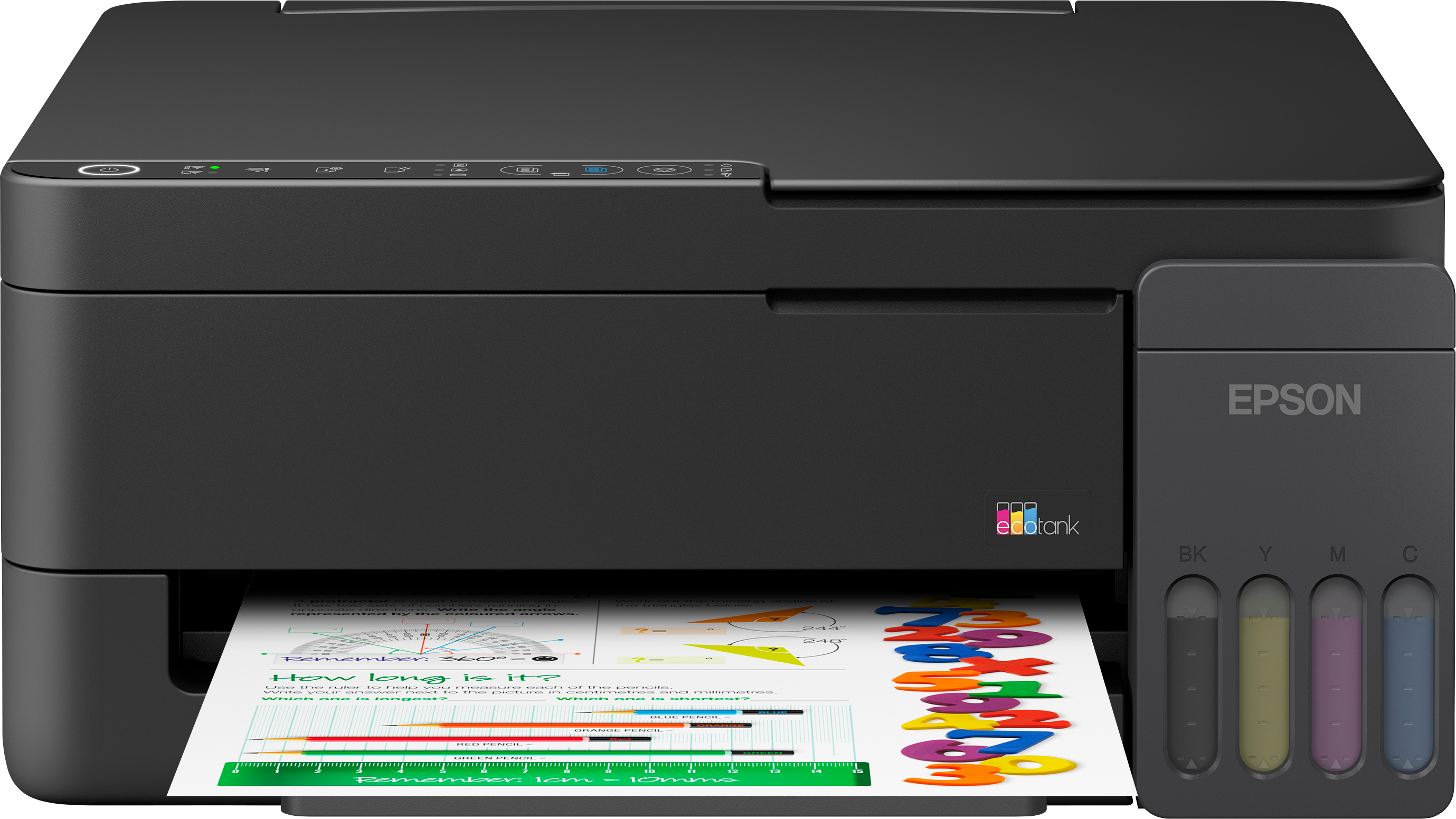 EcoTank ET-2910 A4-Multifunktions-Wi-Fi- und AirPrint-Tintentankdrucker, mit einem im Lieferumfang enthaltenen Vorrat an Tinte für bis zu 3 Jahre
