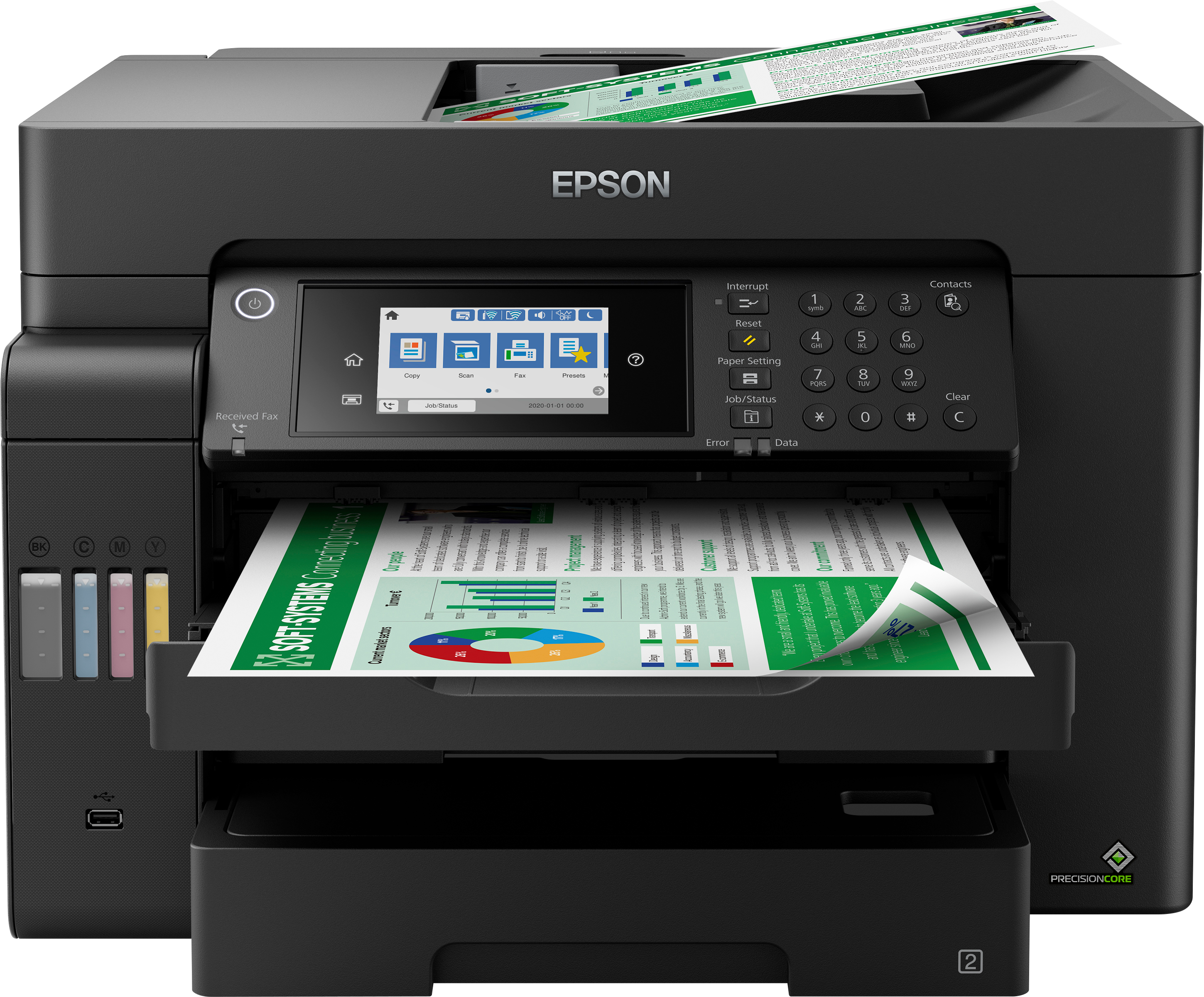 Epson EcoTank ET-2720 - Impresora multifuncional inalámbrica a color con  escáner y copiadora.