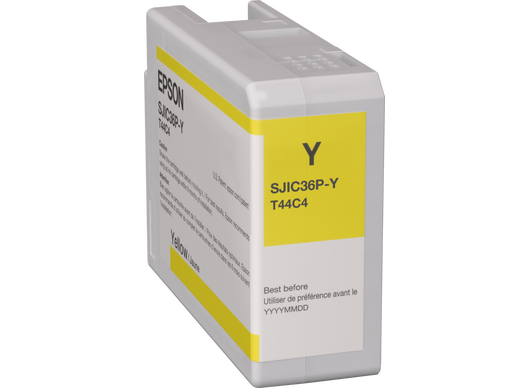 SJIC36P(Y): Ink cartridge for ColorWorks C6500/C6000 (Yellow) | Materiały eksploatacyjne do drukarek atramentowych | Atrament i papier | Produkty | Epson Polska SJIC36P(Y): Ink cartridge for ColorWorks C6500/C6000 (Yellow) | Materiały eksploatacyjne do drukarek atramentowych | Atrament i papier | Produkty | Epson Polska