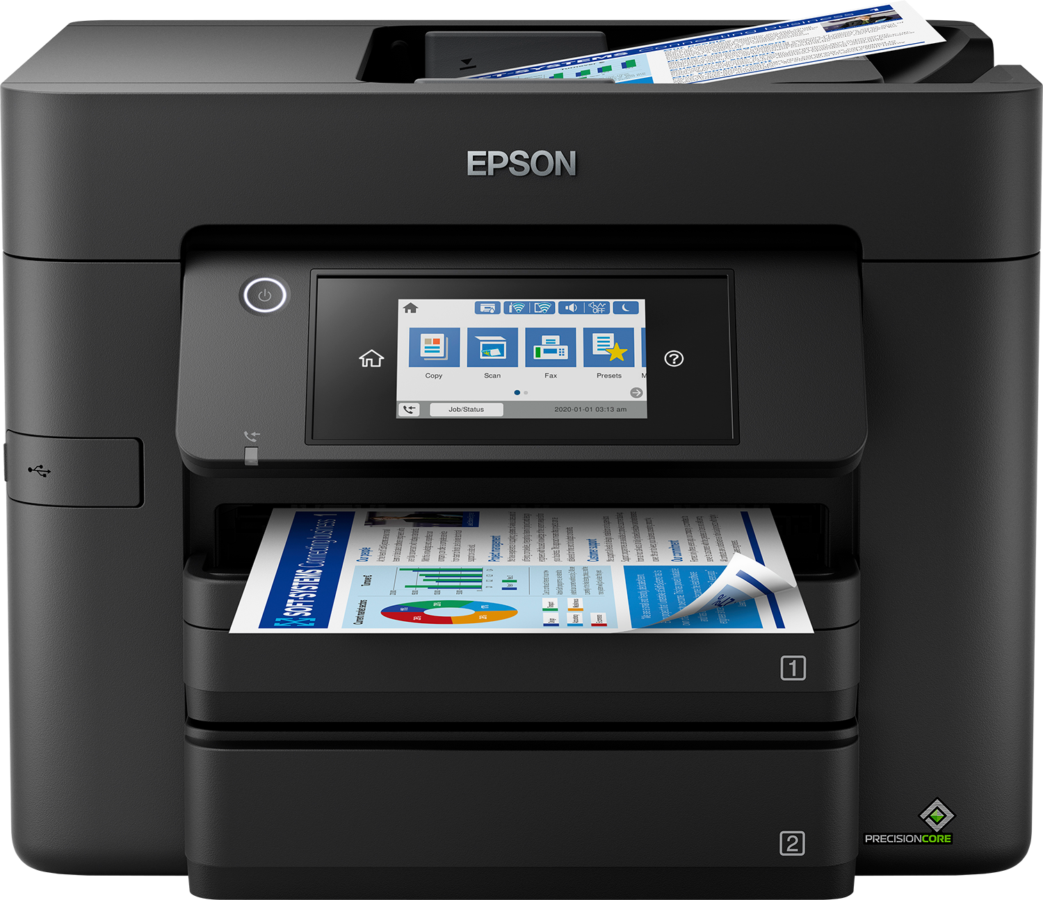 Workforce Pro Wf 4830dtwf Microbusiness Tintenstrahldrucker Drucker Produkte Epson Schweiz 4315