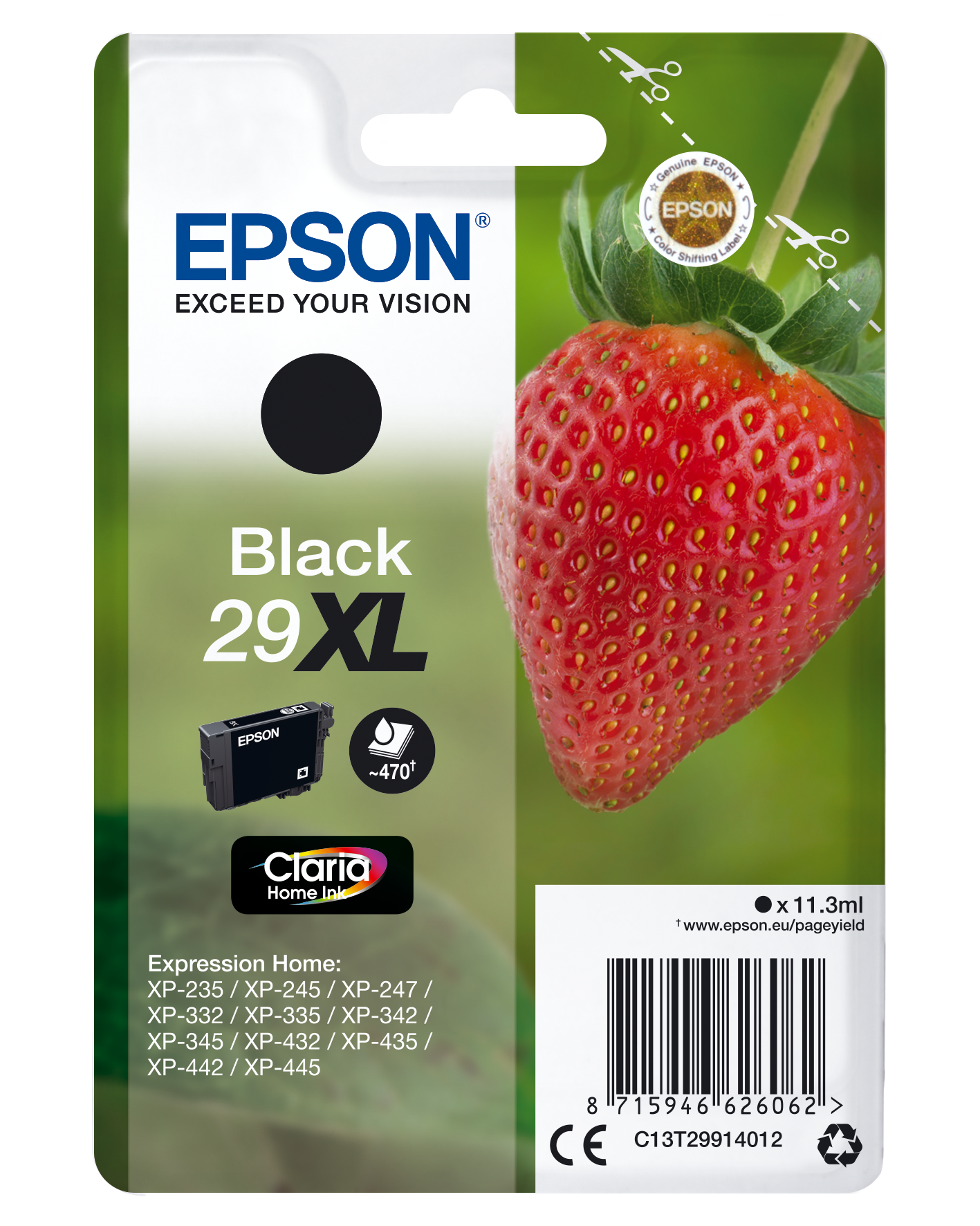 4 cartouches 29XL encre EPSON pour XP-335 fraise compatible - Cdiscount  Informatique