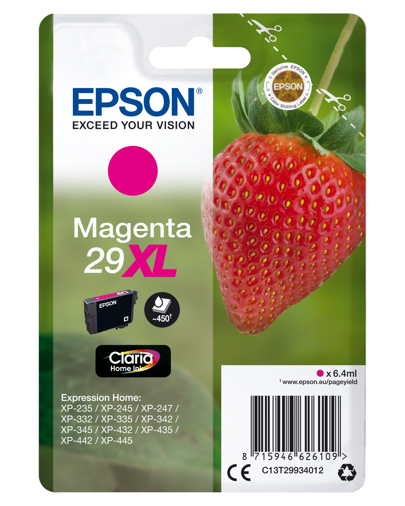 29 Erdbeere Claria Home Single Epson Magenta | & Produkte Tinte | Deutschland | | Papier Tinte Tintenpatronen