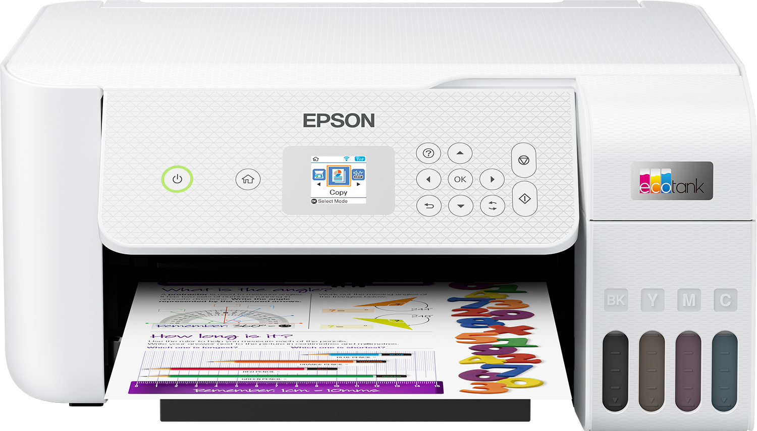 Pack EPSON : Imprimante Multifonction-Ecotank ET-2812-Jet d'encre 3-en-1  -A4-Couleur-Wi-Fi-C11CJ67415 + Pack 4 couleurs EcoTank 104 - Cdiscount  Informatique