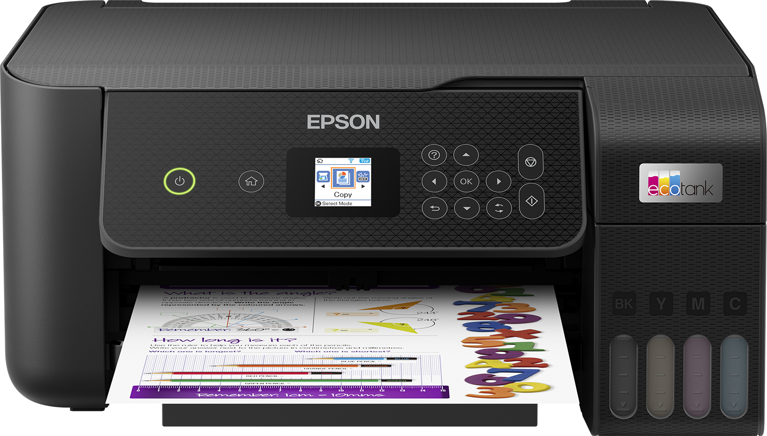 Epson L3260 - Imprimante multifonctions - couleur - jet d'encre -  rechargeable - A4/Legal (support) - jusqu'à 10 ppm (impression) - 100  feuilles - USB, Wi-Fi - noir - Imprimante multifonctions