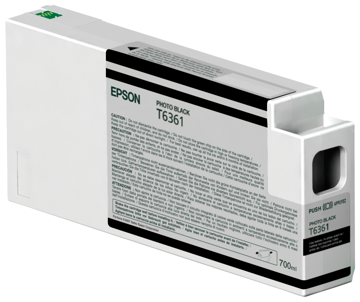 Singlepack Photo Black T636100 UltraChrome HDR 700 ml