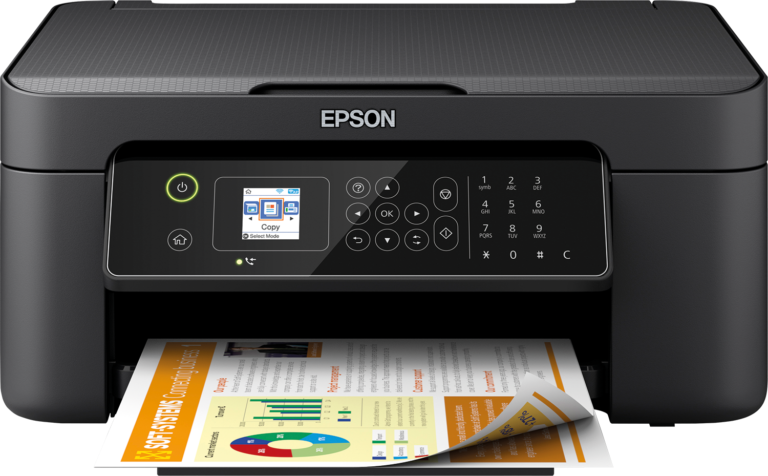 EPSON C11CH90404 Stampante multifunzione 33PPM 4 cartucce LCD WIFI  WF-2820DWF