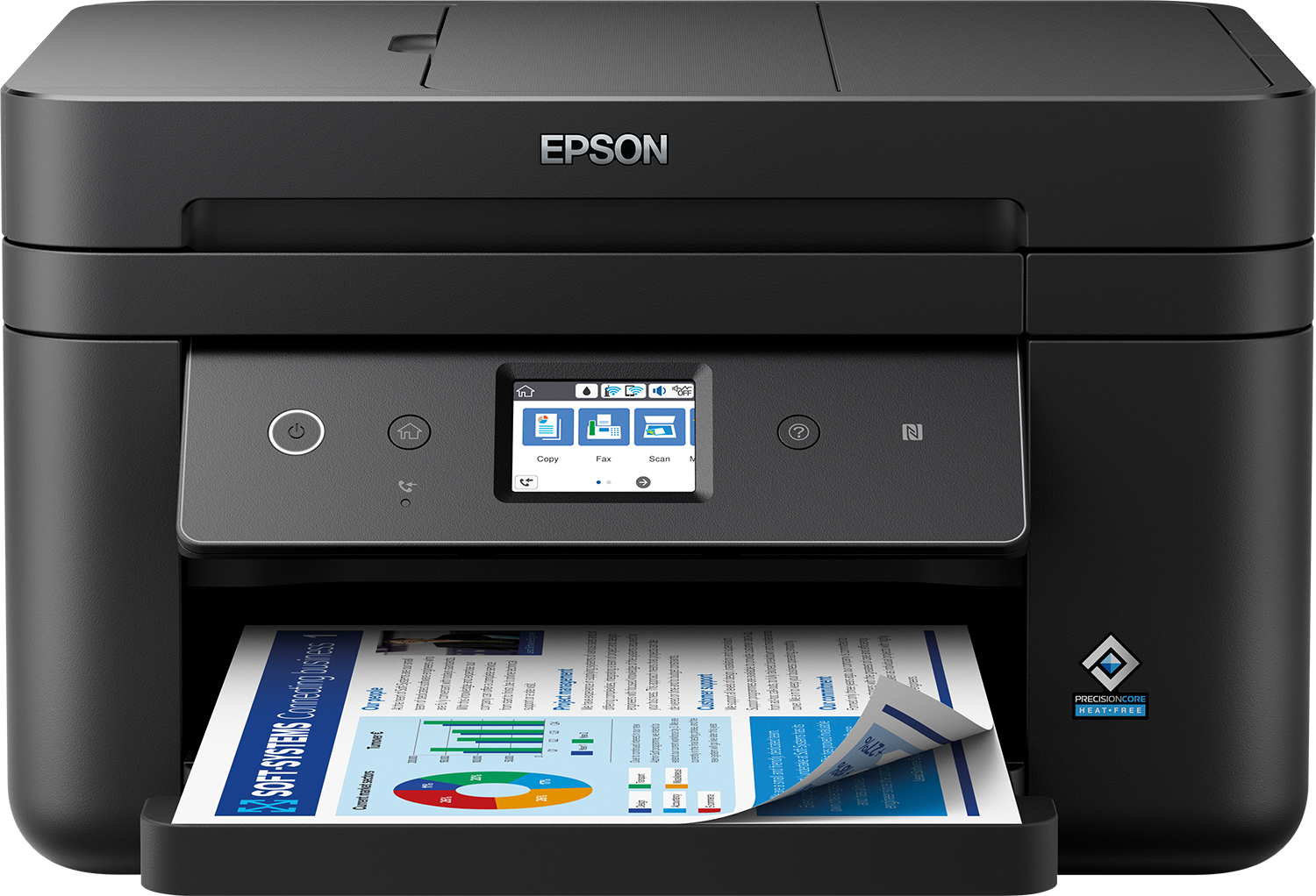 Epson WorkForce WF-2860DWF, Professional 4-in-1 Printer: Double