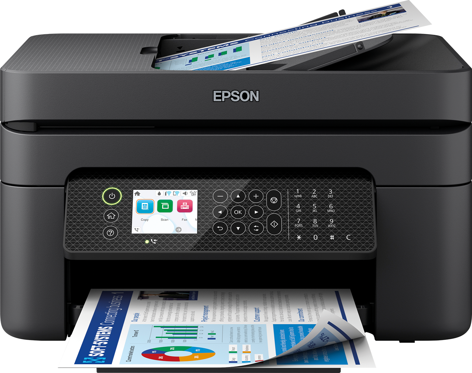 Stampante Multifunzione Epson WF-2810DWF Wifi 4 in 1 Scansione Copia Stampa  Fax Fronte Retro Automatico