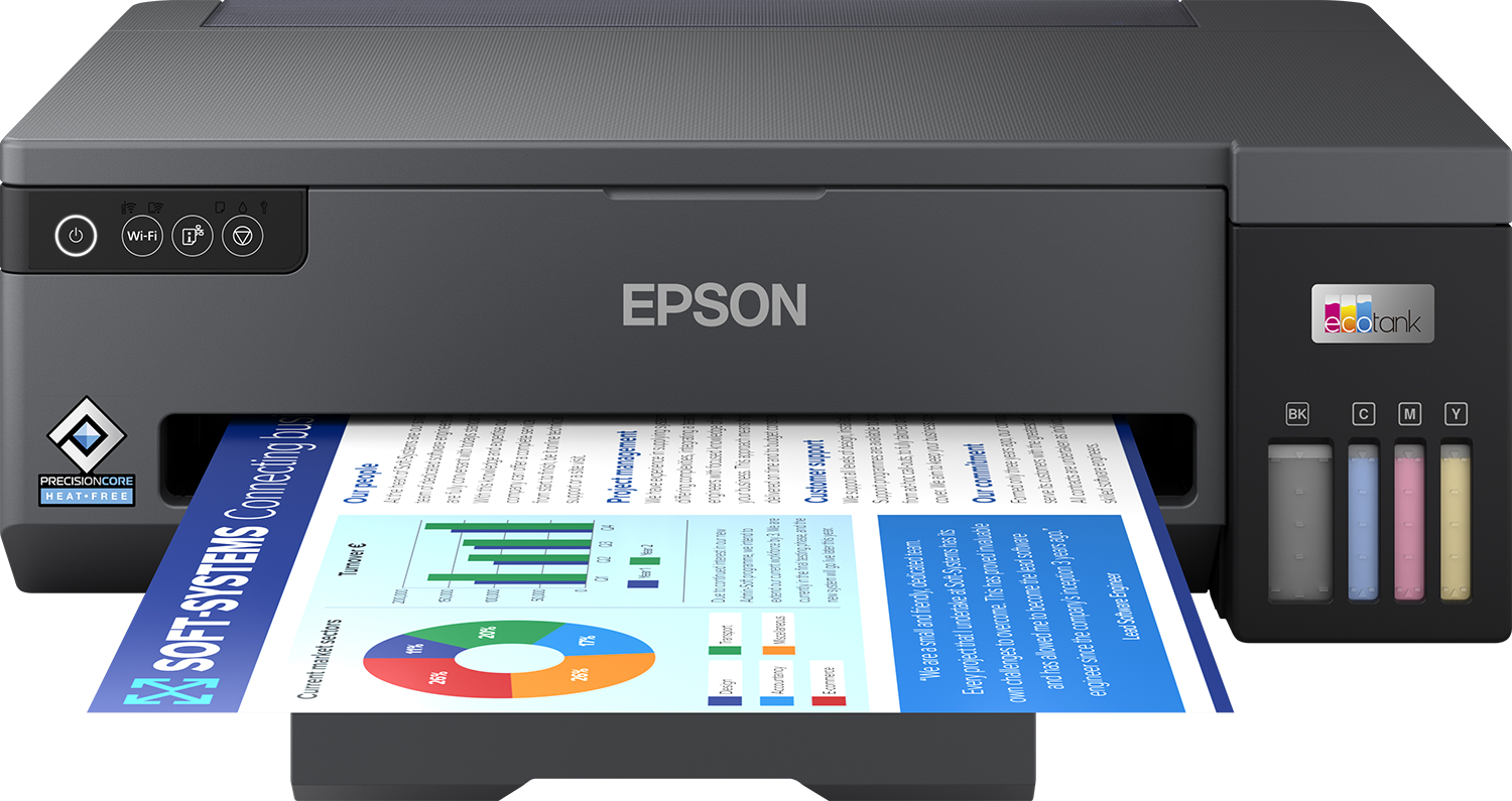 EPSON Stampante Multifunzione EcoTank ET-2712 Inkjet a Colori Stampa  Scansione A4 33 Ppm Wi-Fi USB
