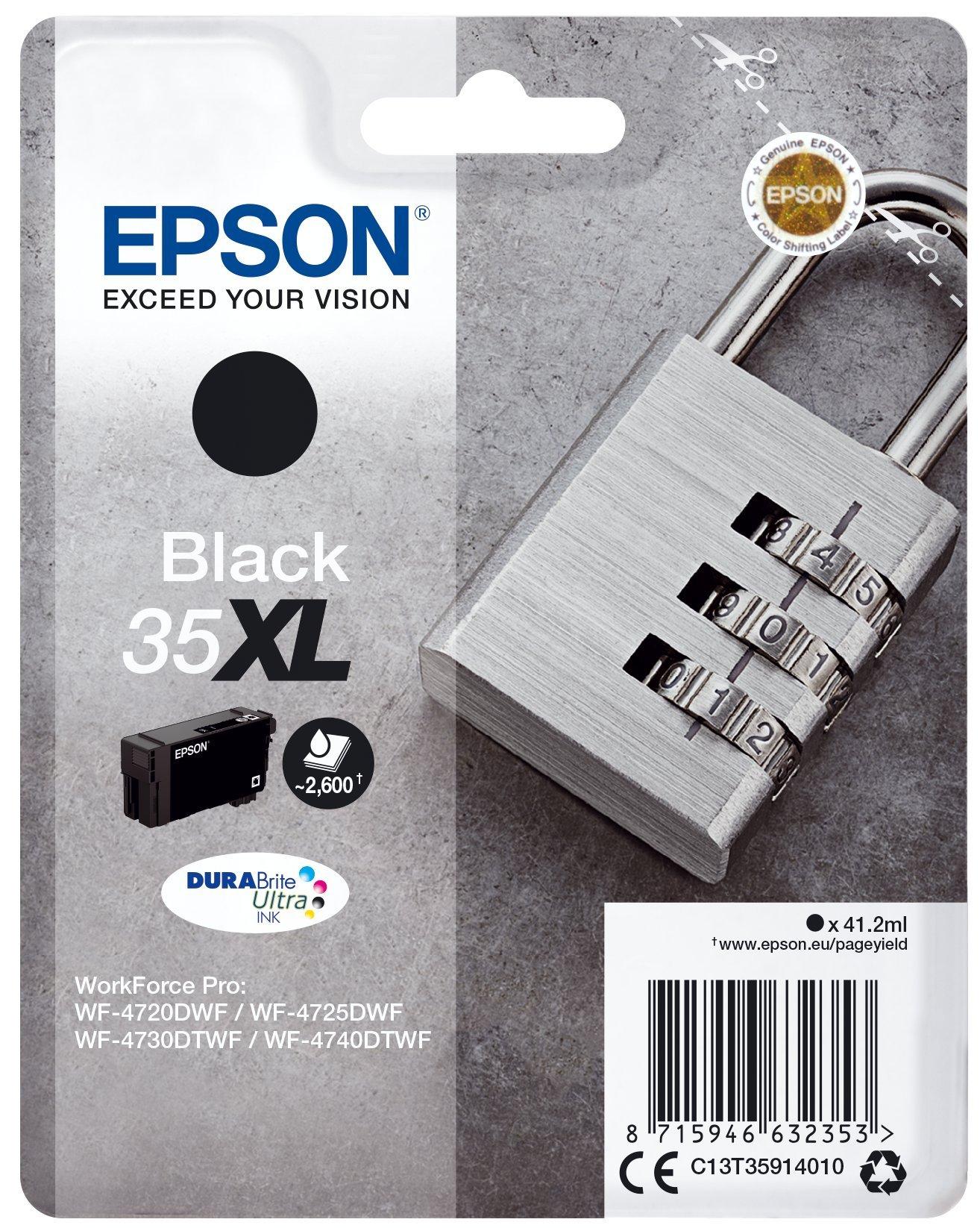 Epson 35XL - SWITCH Pack x 4 C13T35964010 compatible ink jets - Black Cyan  Magenta Yellow