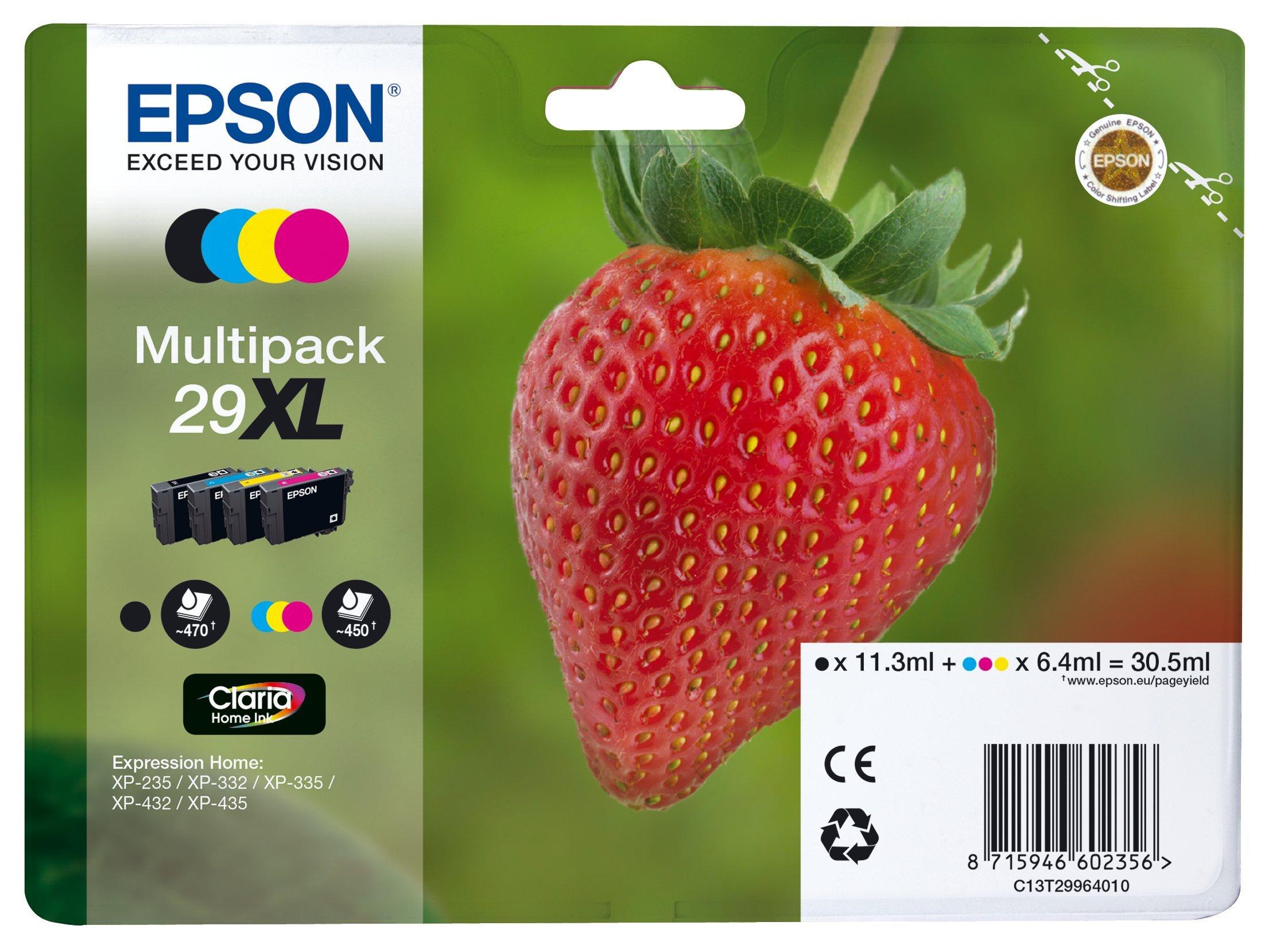 Multipack 4-colours 29XL Claria Home Ink