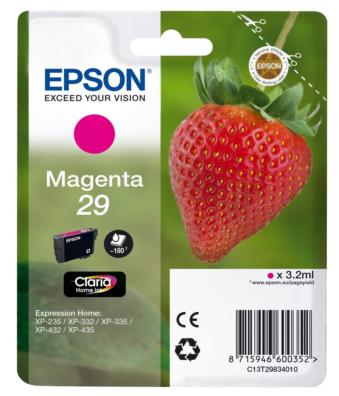 Singlepack Magenta 29 Claria Home Ink