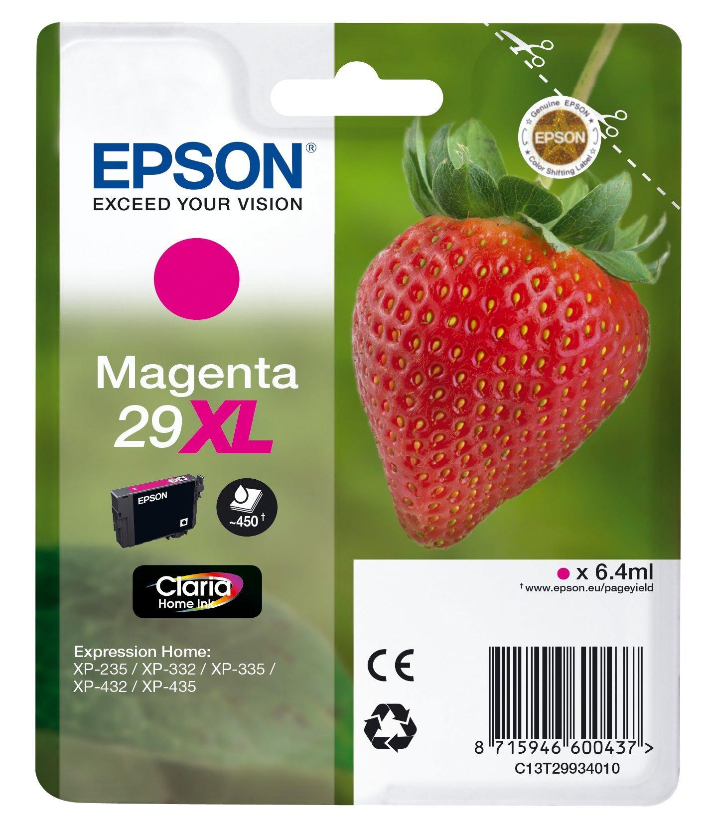 Singlepack Magenta 29XL Claria Home Ink