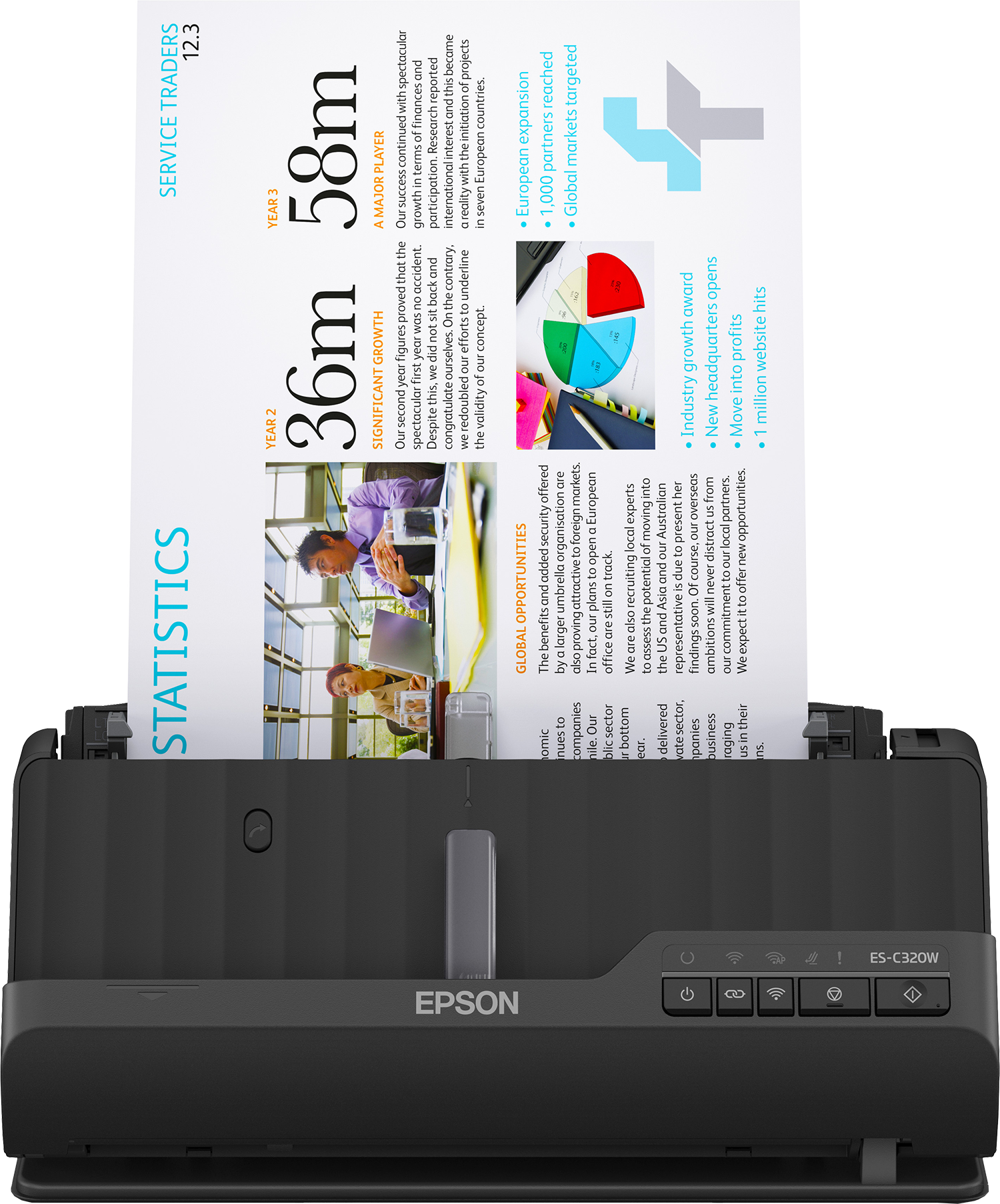 ES-C320W Business Scanner Scanners Products Epson Republic of  Ireland