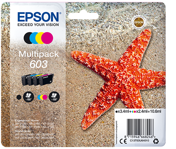 Druckerpatrone Epson Multipack 603 3-farbig neu in OVP in  Schleswig-Holstein - Brokstedt, Drucker & Scanner gebraucht kaufen