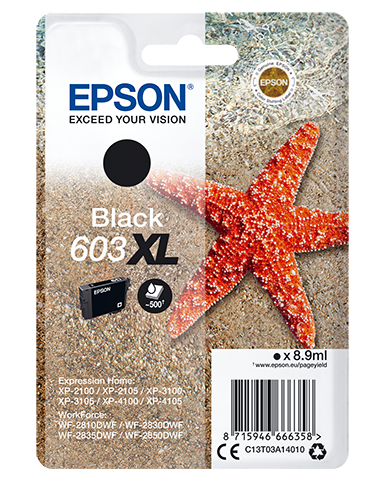 Compatible Multipack Epson 603XL Full Set + 1 EXTRA Black Ink