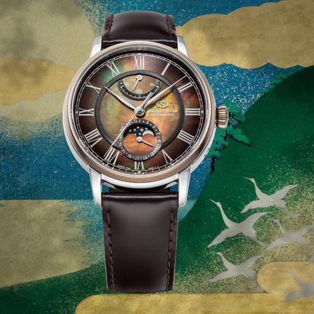 Sep 2023 – Orient Star M45 F7 Mechanical Moon Phase expresses the beautiful Japanese Landscape