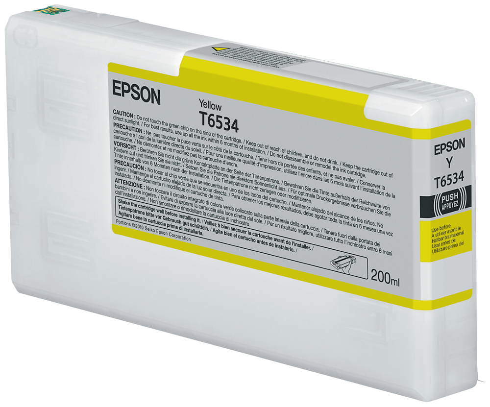 T6534 Yellow Ink Cartridge (200ml)