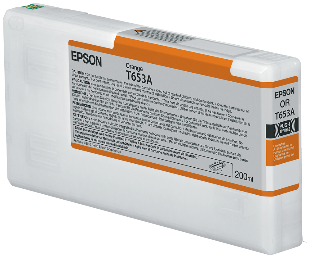 T653A Orange Ink Cartridge (200ml)