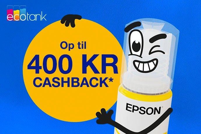 Op til 400 KR CASHBACK*