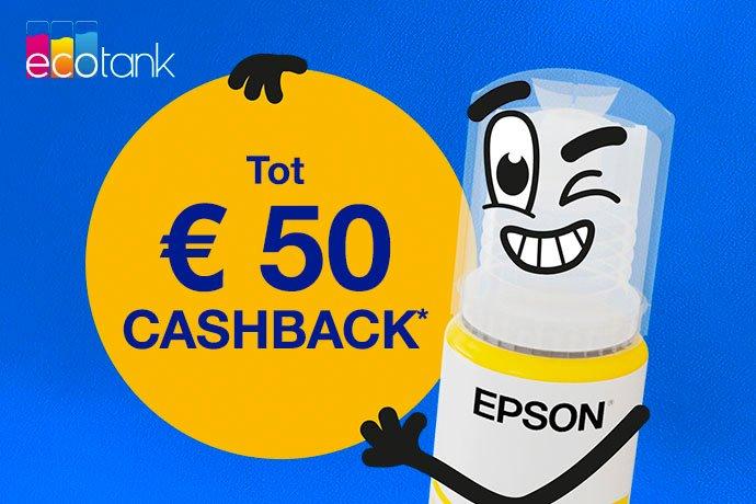 Tot € 50 CASHBACK*