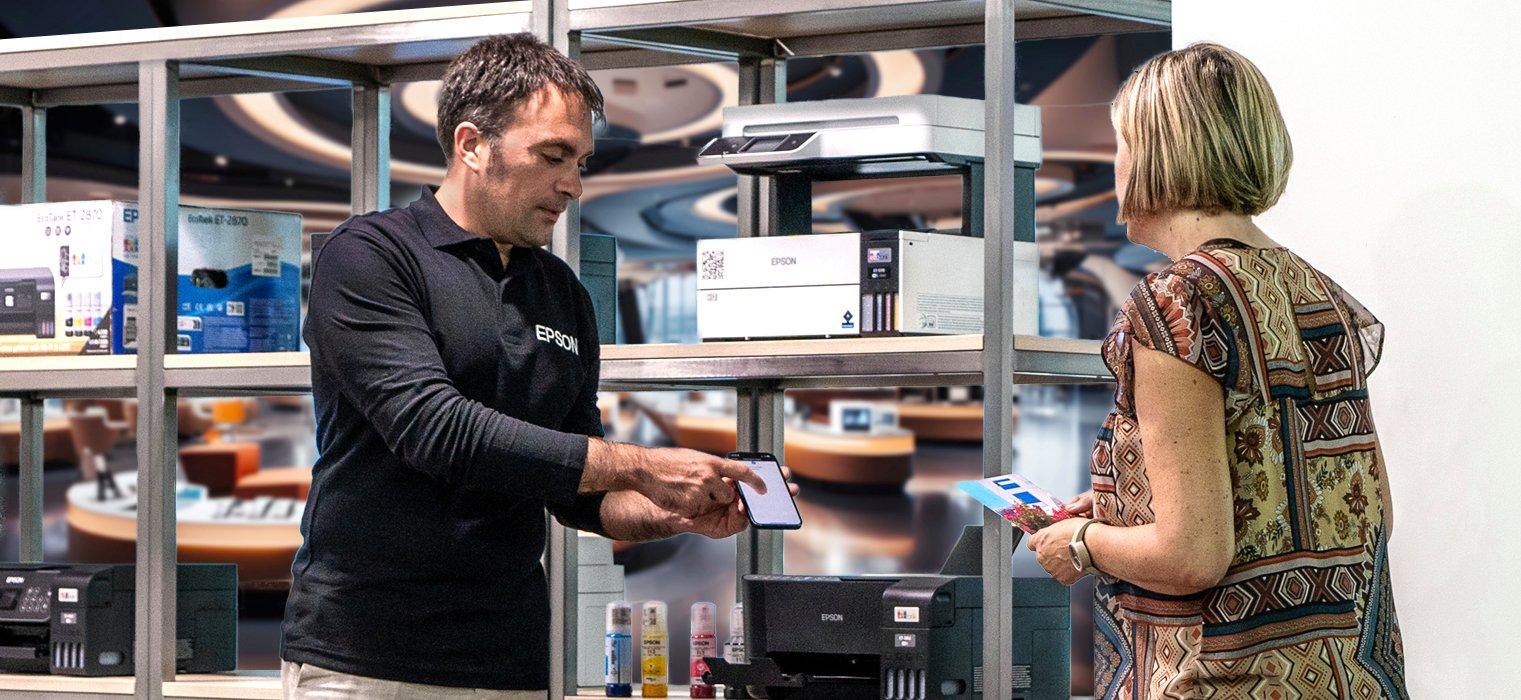 Promoter Epson in negozio