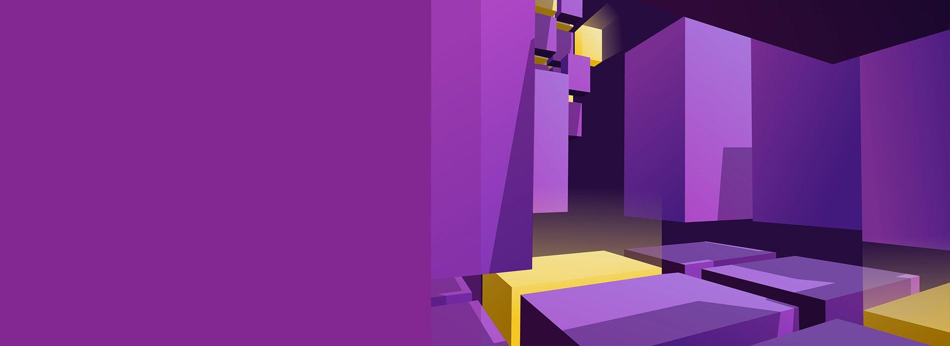 Purple and Yellow blocks