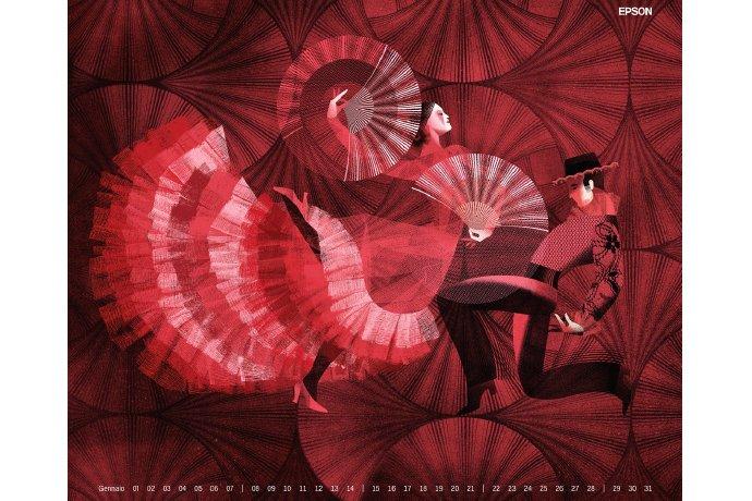 Gennaio calendario Balbusso Epson 2024