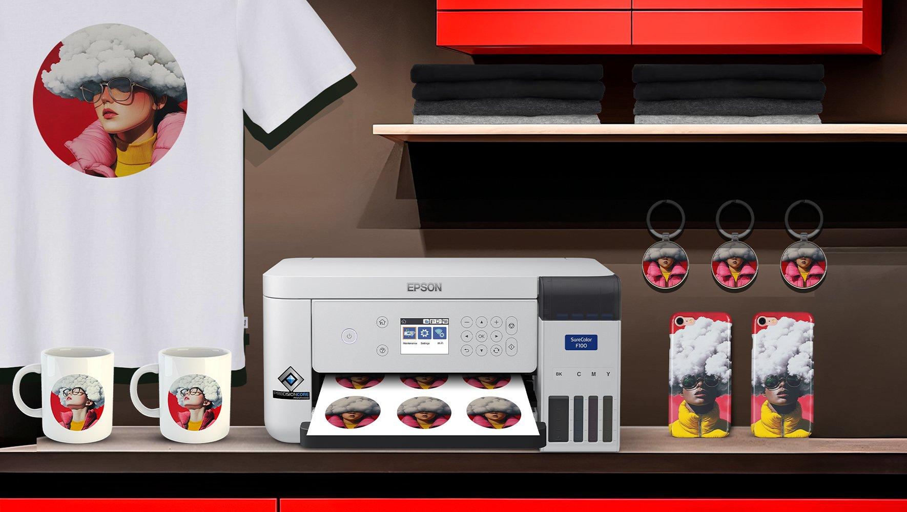 Cups, smartphone covers, T-shirts and prints of people with their heads in clouds