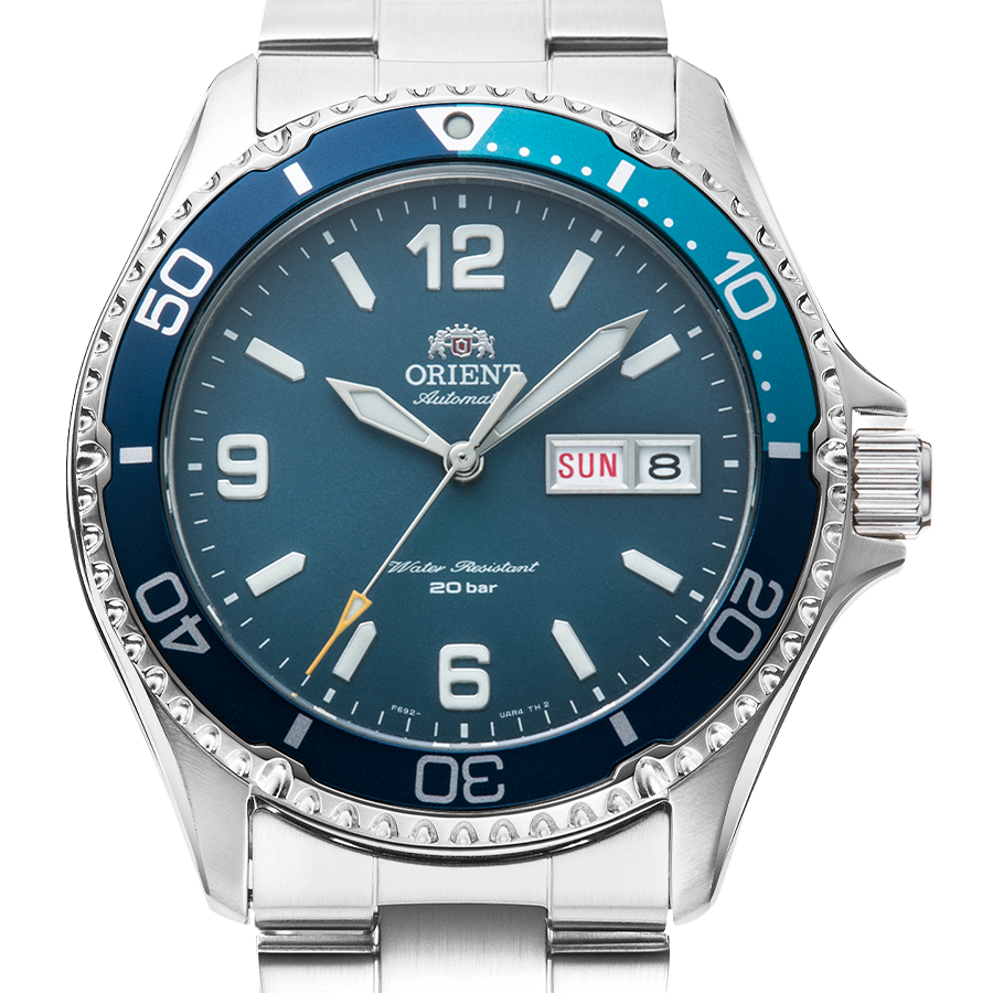 Orient mako deals white dial