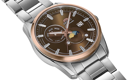 Zeitgemäßes Design mit Mond und Sonne