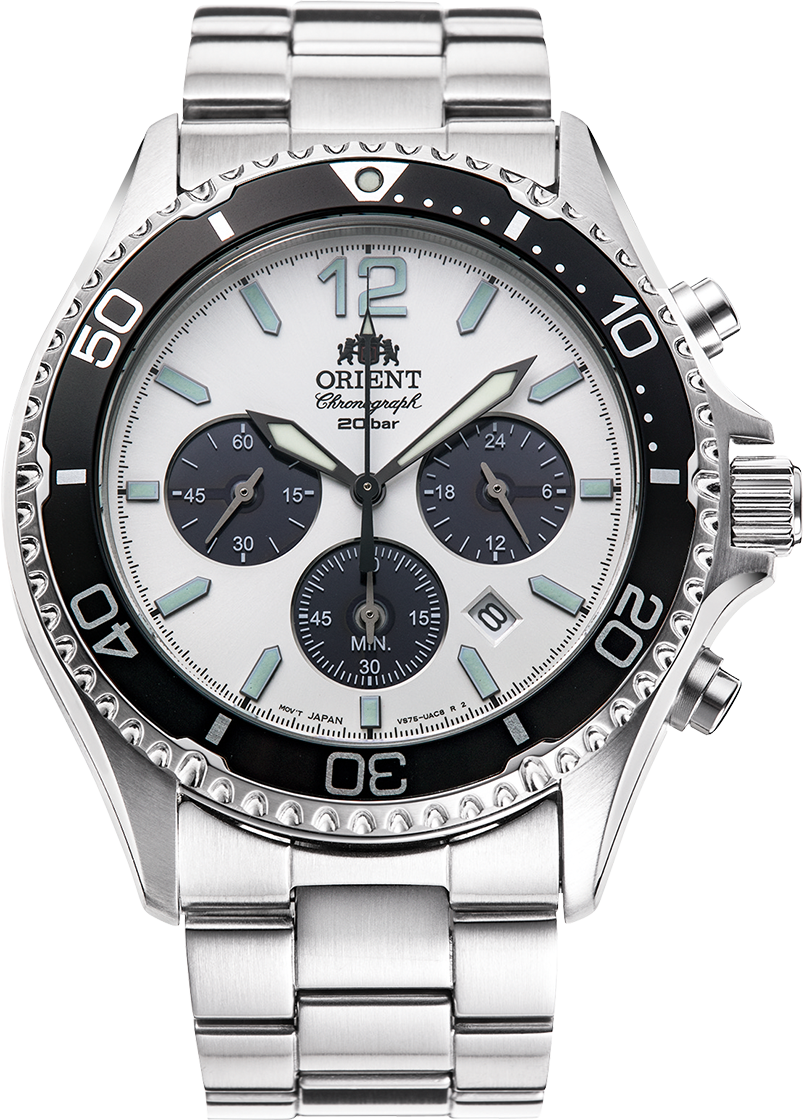 Orient Mako Chronograph Solar Orient Brands Orient Watches Uk