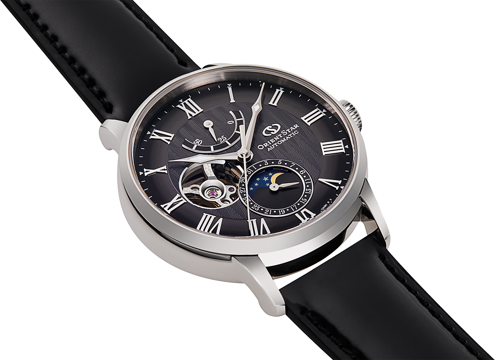 Orient star shop mechanical moon phase