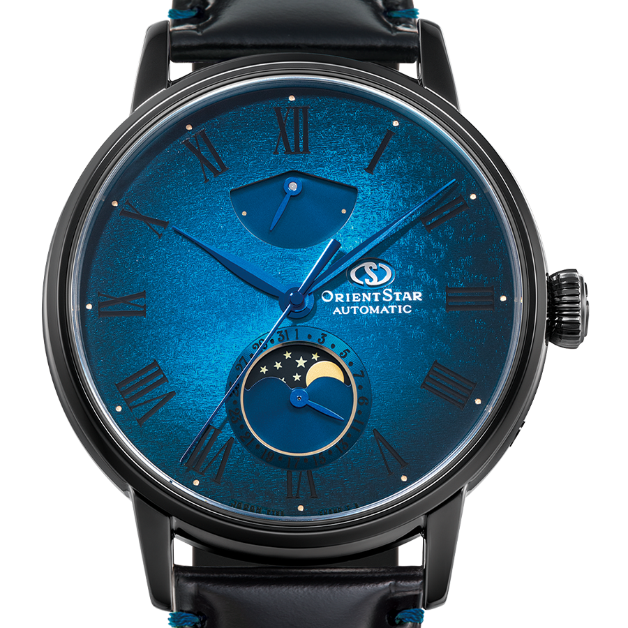 Orient star classic clearance blue