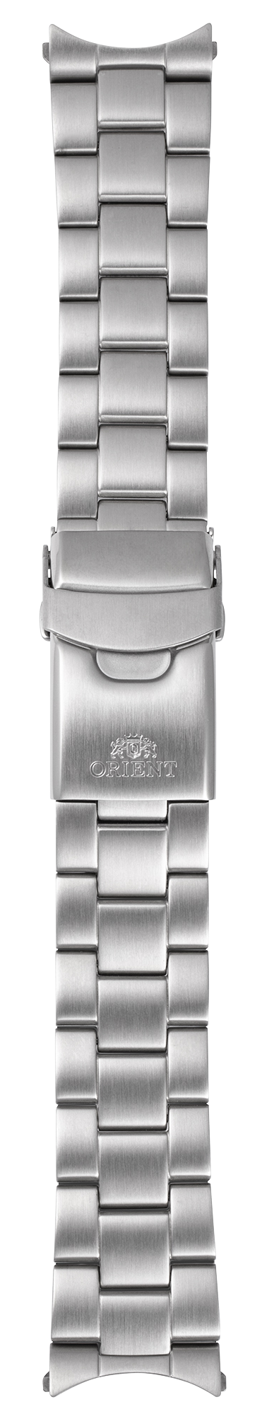 Bracelet en acier inoxydable argenté de 22 mm