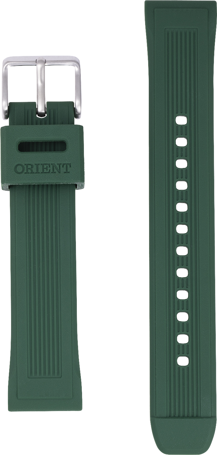 Grünes Silikonarmband, 20 mm