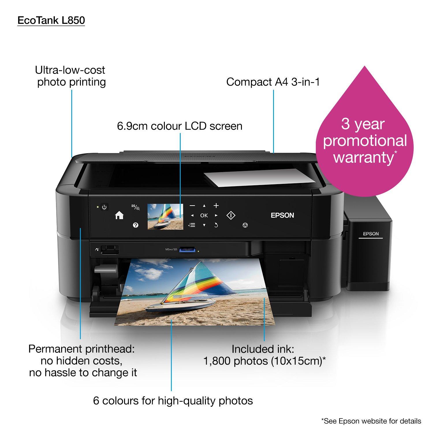 imprimante epson EcoTank L850 C11CE31401 – easyprint dz