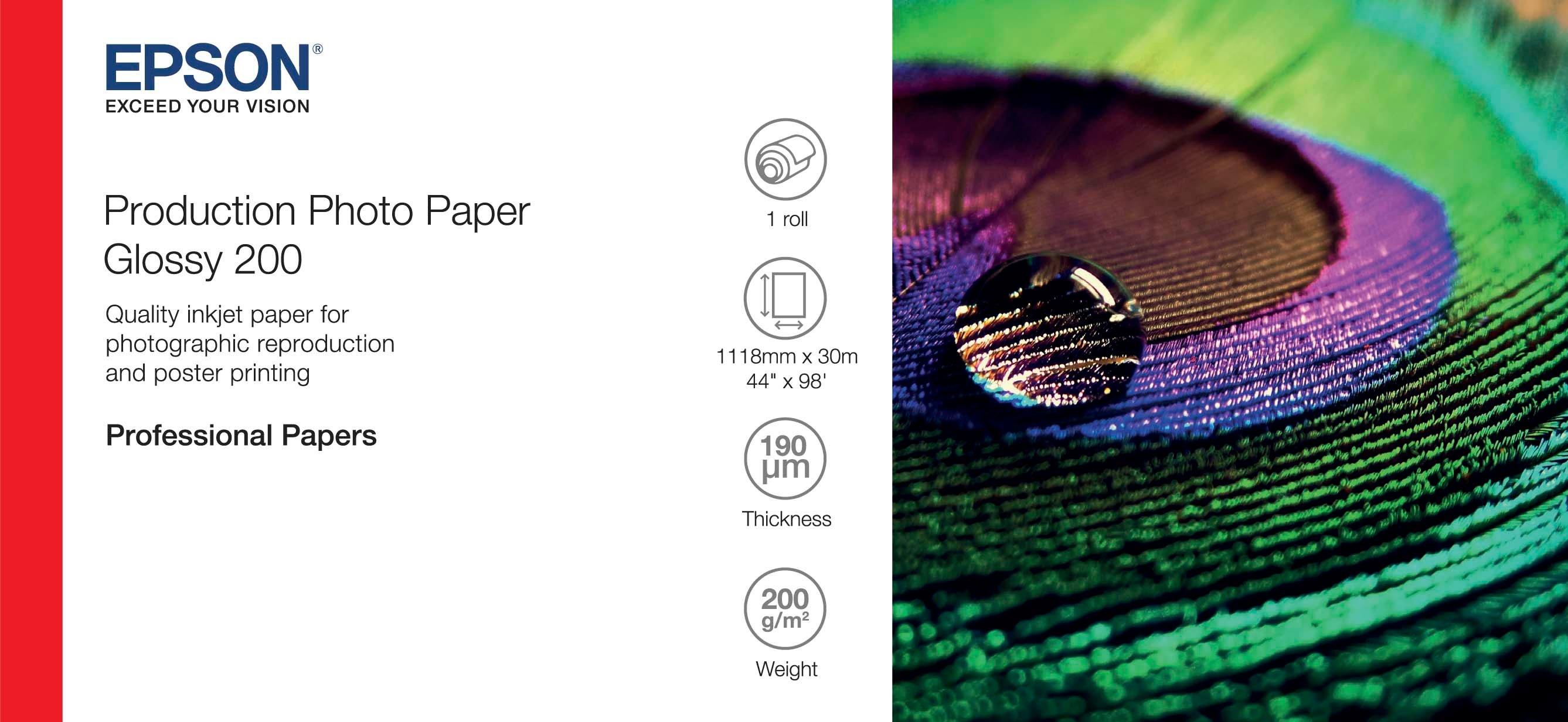 Epson photo shop paper glossy